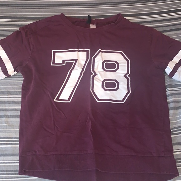 Burgundy Long Sleeve 78 Shirt - Picture 2 of 5